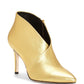 Jessica Simpson Women's Collection Karat Gold Layra Leather Bootie Yellow Size 6.5 M
