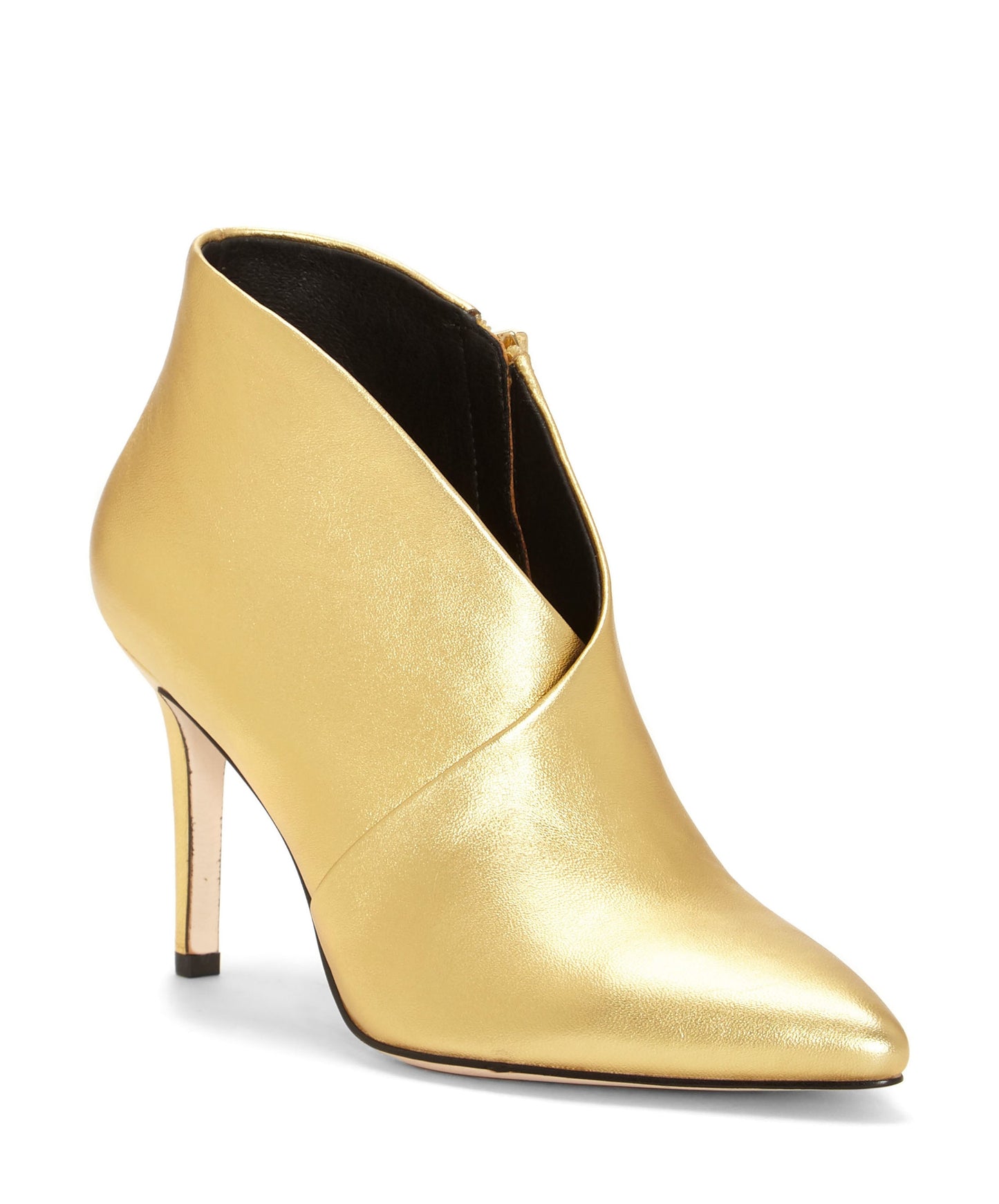 Jessica Simpson Women's Collection Karat Gold Layra Leather Bootie Yellow Size 6.5 M