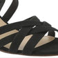XOXO Women's Eden Dress Heels Faux Suede Strappy Black Size 8.5