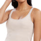 Style & Co Women's Lace Trim Tank Top Blue Size Petite XL