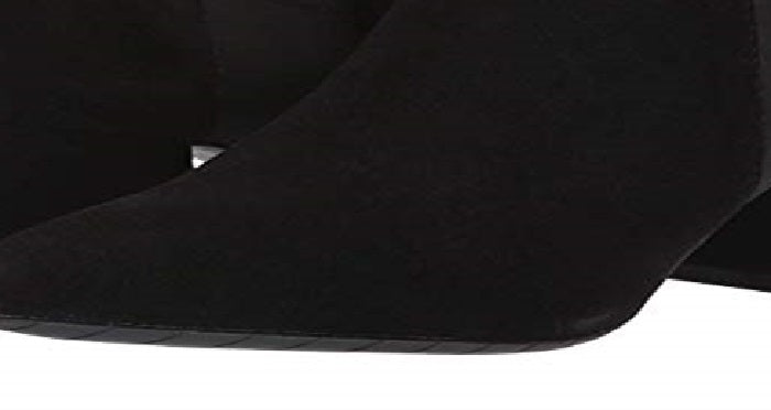 Kenneth Cole Reaction Women's Kick Block Suede Pointed Toe Ankle Boots Black Size 10 M