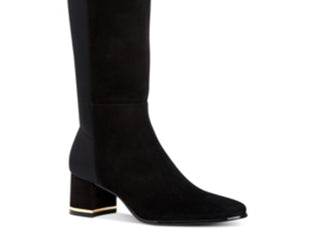 Calvin Klein Women's Freeda Wide Calf Boots Black Size 6M-WS