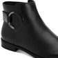 Alfani Women's Avvia Closed Toe Ankle Fashion Boots Burgendy Size 7 M -