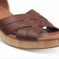 Indigo Rd. Women's Darsel Wood Platform Dress Sandals Brown Size 11 M