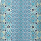 Charter Club Women's Mixed Print Sleeveless Dress Blue Size Large