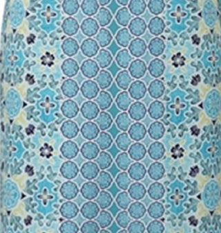 Charter Club Women's Mixed Print Sleeveless Dress Blue Size Large