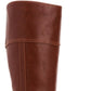 Charter Club Women's Helenn Faux Leather Wide Calf Riding Boots Brown Size 9 M