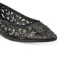 Charter Club Women's Tonina Pointed Toe Flats Shoes Black Size 6 M