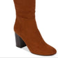 Kenneth Cole Reaction Women's Corie Lace Dress Boots Brown Size 7 M