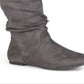 Journee Collection Women's Shelley 3 Boot Gray Size 10 M
