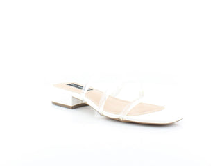 Steven by Steve Madden Women's Hades Slip on Slide Sandals White Size 8 M