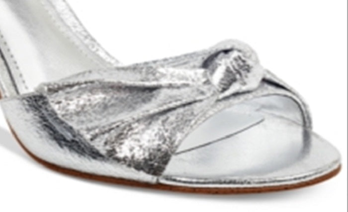 Marc Fisher Women's Brodie Sandal Silver Size 8.5 M