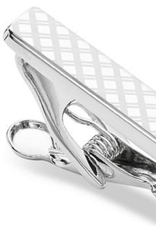 Ryan Seacrest Distinction Men's Randy Tie Bar Gray Size Regular