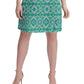 Tommy Hilfiger Women's 3/4 Sleeve Jewel Neck Knee Length Shift Dress Green Size 6