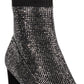 Material Girl Women's Baybe Sock Booties Black Size 5.5 M