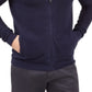 Alfani Men's Textured Zip Front Cardigan Blue Size Medium