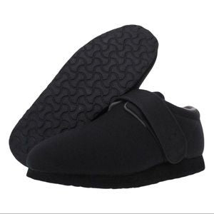 Apex Women's Ambulator Stretchables Single Strap Slip on Black Size 10 W