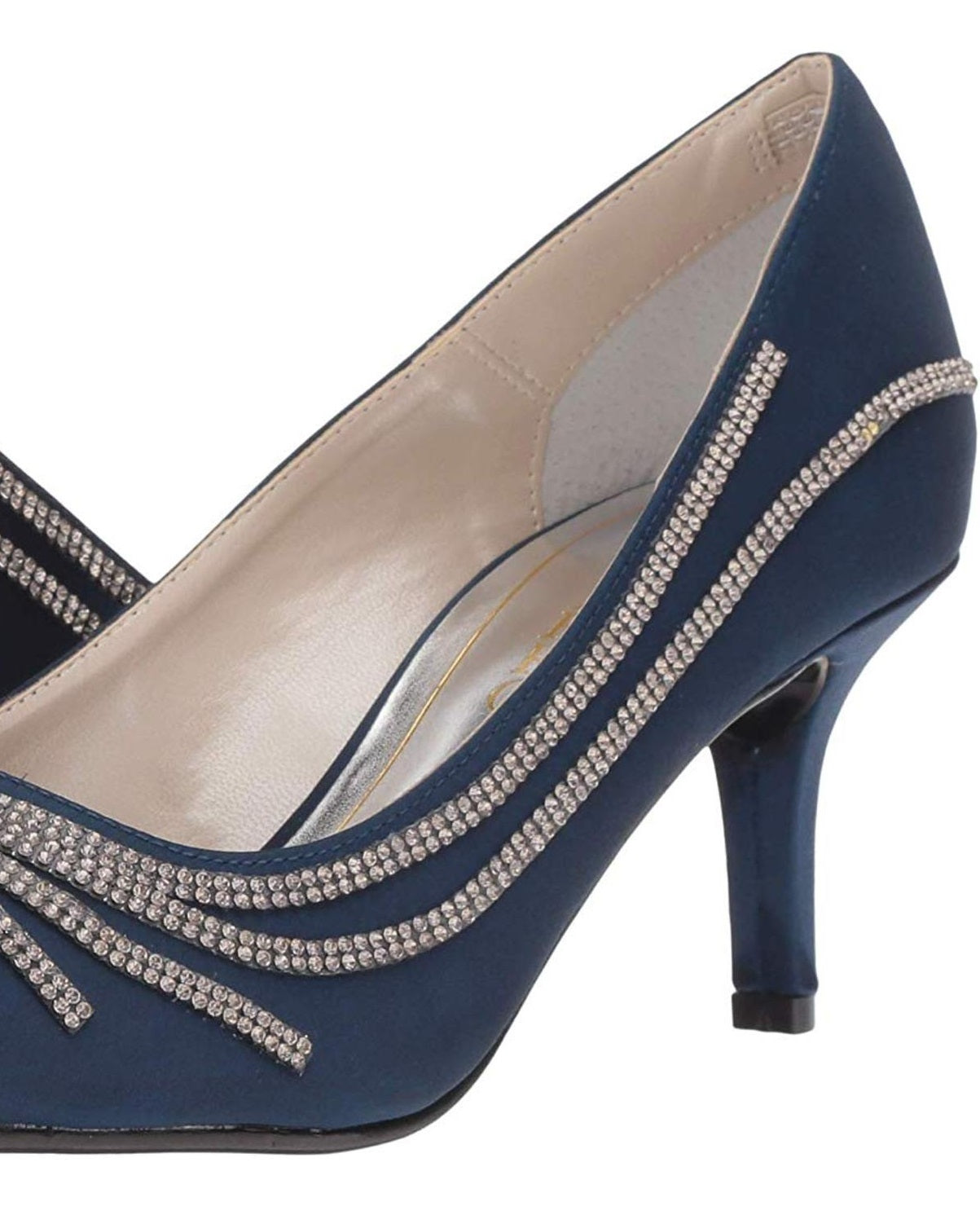 Caparros Women's Oz Peep Toe Classic Pumps Blue Size 10M