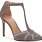 INC International Concepts Women's Karsyn Pointed Toe Ankle Strap Classic Pumps Gray Size 10 M
