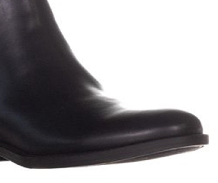 Tommy Hilfiger Women's Faux Leather Ankle Booties Black Size 8 M