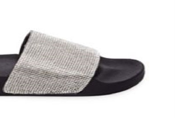 Madden Girl Women's Fancy Open Toe Casual Slide Sandals Rainbow Size 8 M