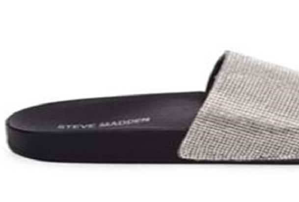 Madden Girl Women's Fancy Open Toe Casual Slide Sandals Rainbow Size 8 M