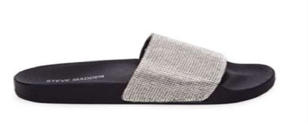 Madden Girl Women's Fancy Open Toe Casual Slide Sandals Rainbow Size 8 M