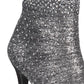 INC International Concepts Women's Rielee Fabric Peep Toe Mid Calf Boots Gray Size 8 M