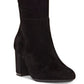 INC International Concepts Women's Radella Wide Calf Leather Knee High Boots Black Size 8.5 M