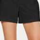 INC International Concepts Women's Belted Shorts Black Size 2