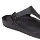 White Mountain Women's Cadella Thong Sandal Black Size 6 M