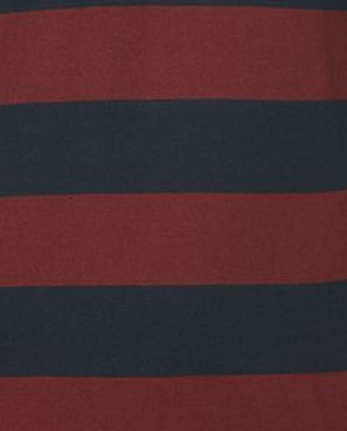 Original Penguin Men's Hooded Rugby T-Shirt Red Size X-Large