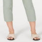 Charter Club Women's Pull on Capri Pants Green Size 8 Petite