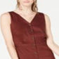 Alfani Women's Button Through MIDI Dress Brown Size 8 Petite