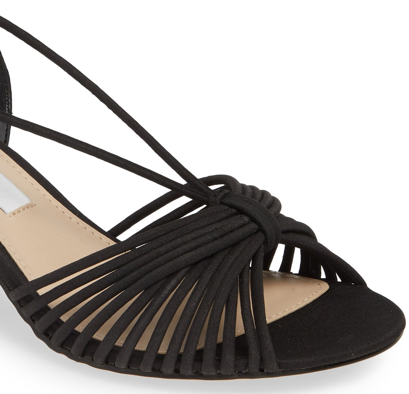 Nina Women's Metallic Nadelyn Sandal Black Size 10 M