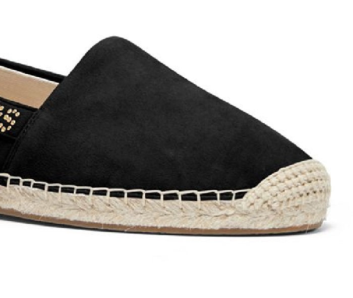 Michael Kors Women's Preston Espadrille Slip on Flats Black Size 6