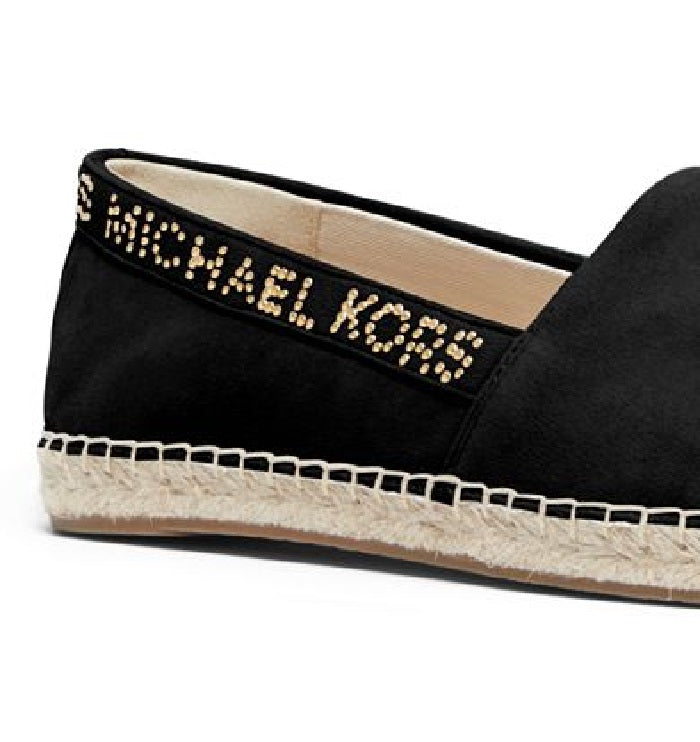 Michael Kors Women's Preston Espadrille Slip on Flats Black Size 6