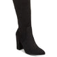 Material Girl Women's Bravy Closed Toe Over Knee Fashion Boots Black Size 9 M