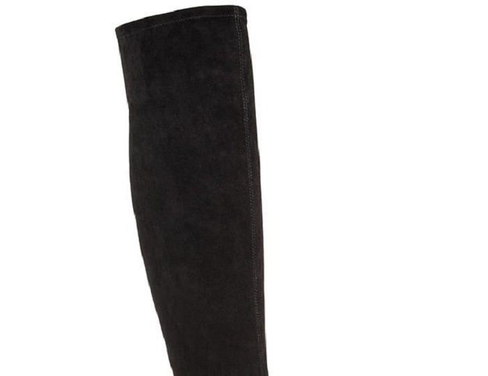 Material Girl Women's Bravy Closed Toe Over Knee Fashion Boots Black Size 9 M