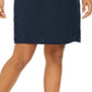 Style & Co Women's Drawstring Tencel Skort Blue Size Small