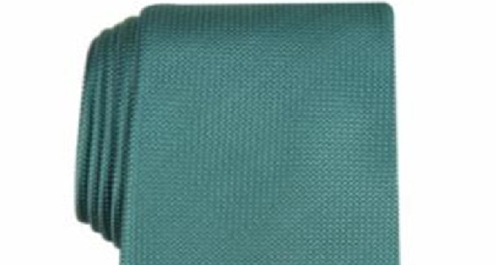 Club Room Men's Classic Neat Dot Tie Green Size Regular