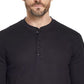 Weatherproof Vintage Men's Waffle Knit Henley Black Size Small