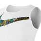 Nike Men's Dri Fit Swoosh Standard Fit Training Tank Top White Size Small