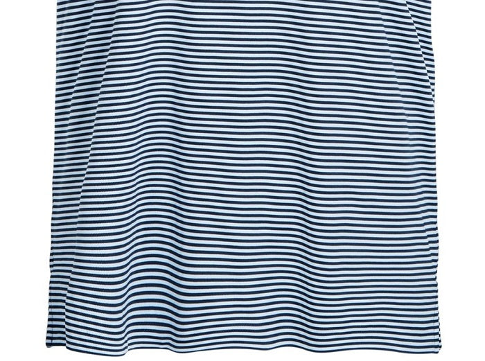 Attack Life By Greg Norman Men's Feeder Striped Polo Casual Shirt Blue Size XX-Large