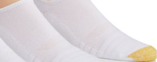 Gold Toe Men's the Sneaker No Show Socks White Size 8-11