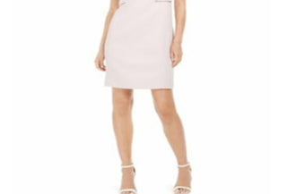 Anne Klein Women's Twill Shift Dress Pink Size 0