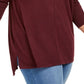 Style & Co Women's Plus Seamfront Mixed Media Tunic Top Beige Size 0X
