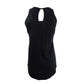 Jenni Women's Keyhole Back with Sleep Tank Top Black Size M