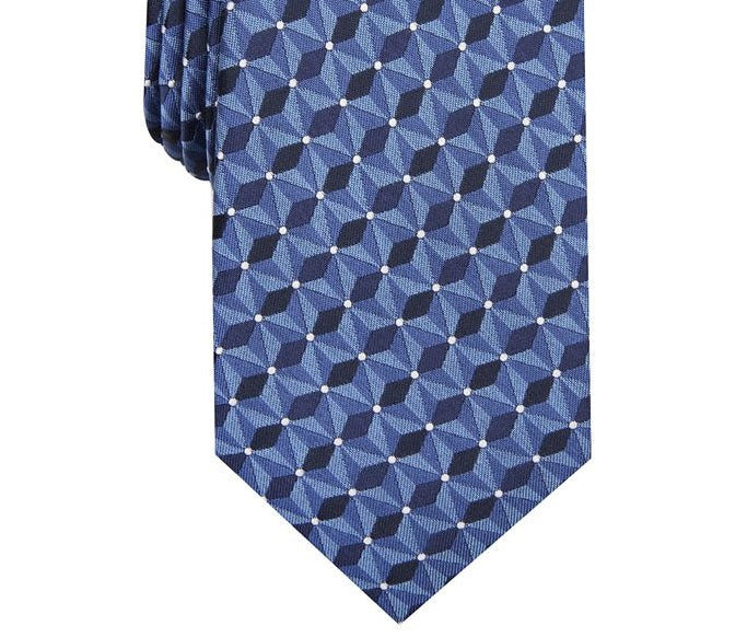Alfani Men's Reynolds Silk Professional Neck Tie Blue Size Regular