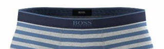 Hugo Boss Men's Striped Trunk Blue Size X-Large